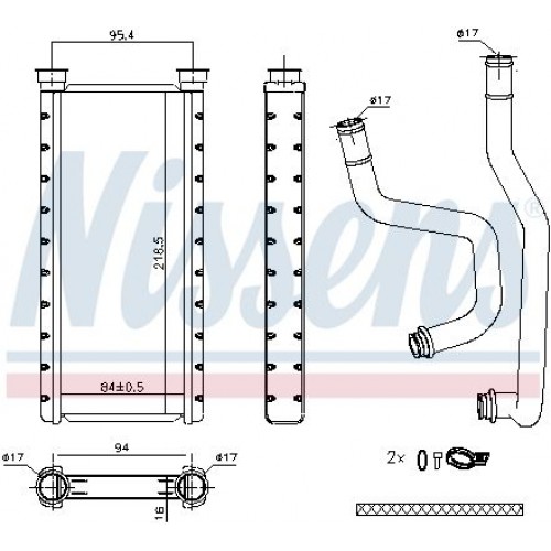Ψυγείο Καλοριφέρ MITSUBISHI SPACE STAR 2016 - 557106500 Ψυγείο Καλοριφέρ MITSUBISHI SPACE STAR 2016 - 557106500