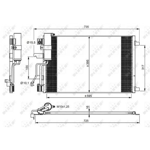 Ψυγείο A/C (Εξωτερικό) NISSAN QASHQAI 2010 - 2013 576006410