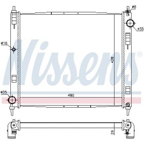 Ψυγείο Νερού NISSAN JUKE 2010 - 2014 577006310