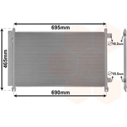 Ψυγείο A/C (Εξωτερικό) NISSAN XTRAIL 2017 - 583106410