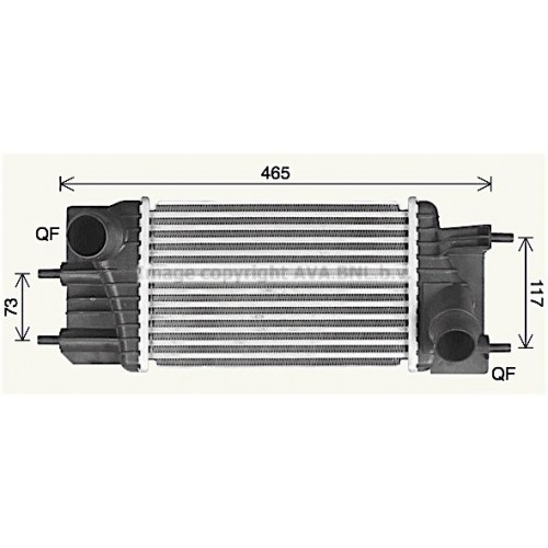 Ψυγείο Intercooler NISSAN PULSAR 2015 - 586006220 Ψυγείο Intercooler NISSAN PULSAR 2015 - 586006220