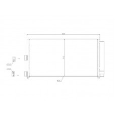 Ψυγείο A/C (Εξωτερικό) FIAT PUNTO 2003 - 2011 ( 188 ) 038906430