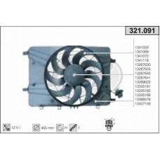 Βεντιλατέρ Νερού OPEL ASTRA 2010 - 2013 ( J ) 600106440