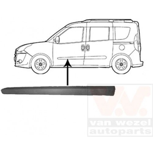 Φάσα Πόρτας OPEL COMBO 2012 - 2015 ( TOUR-VAN ) Εμπρός Αριστερά 601006542