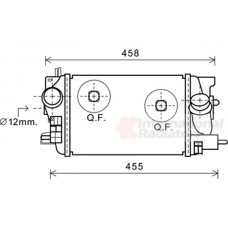 Ψυγείο Intercooler OPEL MERIVA 2014 - 602106200