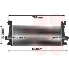 Ψυγείο Intercooler OPEL ZAFIRA 2011 - 2016 ( Tourer C ) 603006215
