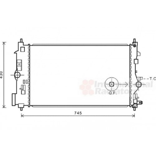 Ψυγείο Νερού OPEL ZAFIRA 2011 - 2016 ( Tourer C ) 603006350