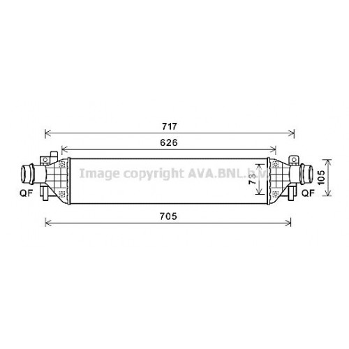 Ψυγείο Intercooler OPEL MOKKA 2012 - 2016 605006200