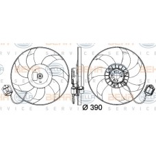 Βεντιλατέρ Νερού OPEL INSIGNIA 2013 - ( F/L ) 608006440