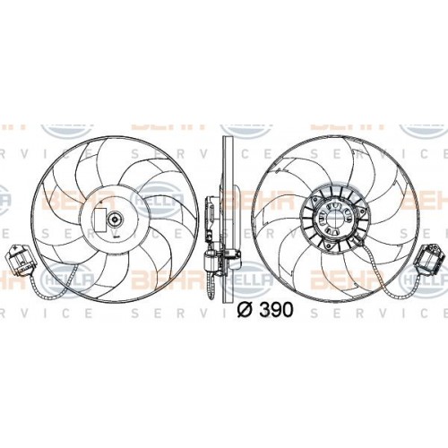 Βεντιλατέρ Νερού OPEL INSIGNIA 2013 - ( F/L ) 608006440 Βεντιλατέρ Νερού OPEL INSIGNIA 2013 - ( F/L ) 608006440