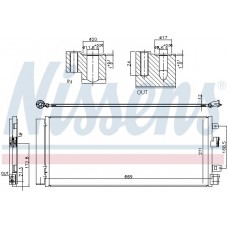 Ψυγείο A/C (Εξωτερικό) OPEL CORSA 2014 - ( E ) 610006400