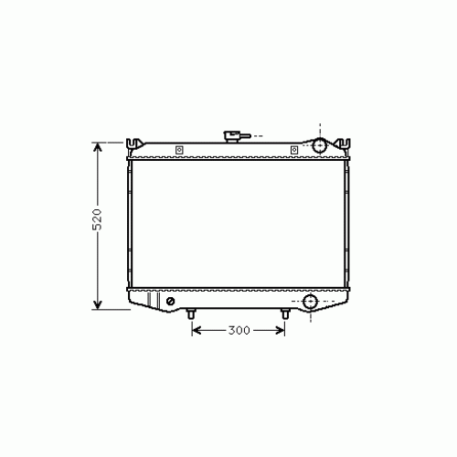 Ψυγείο Νερού NISSAN D21-620-720 1986 - 1997 ( D21 ) 086606305