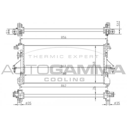 Ψυγείο Νερού PEUGEOT BOXER 2014 - 637006300