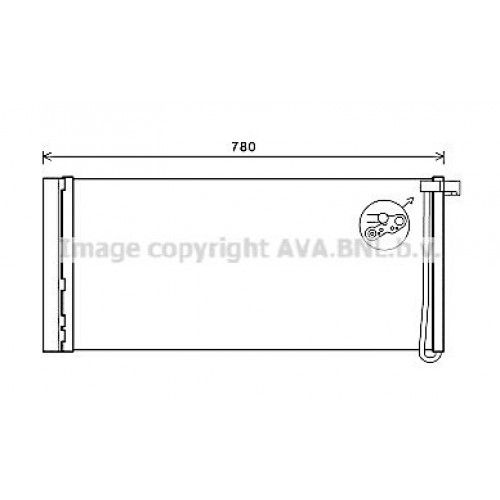 Ψυγείο A/C (Εξωτερικό) PORSCHE PANAMERA 2013 - 2016 651006400