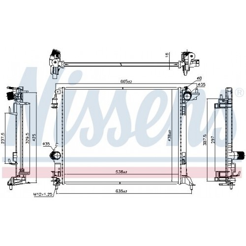 Ψυγείο Νερού RENAULT SCENIC 2016 - 671106300