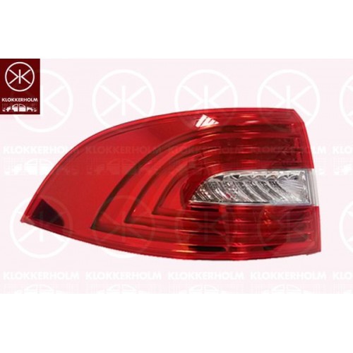 Φανάρι Πίσω Εξωτερικό Led SKODA SUPERB 2013 - 2015 Αριστερά 745105812