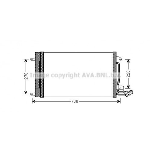 Ψυγείο A/C (Εξωτερικό) SKODA FABIA 2014 - 746106405