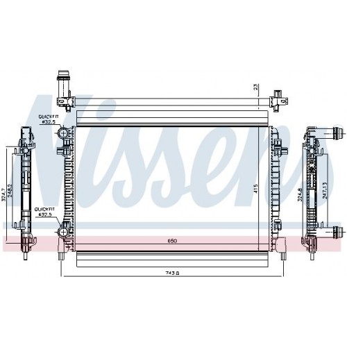 Ψυγείο Νερού SKODA RAPID 2012 - 750006350