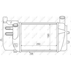 Ψυγείο Intercooler TOYOTA YARIS 2014 - 2017 821106200