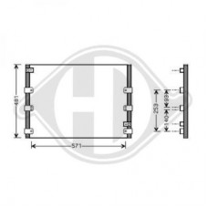 Ψυγείο A/C (Εξωτερικό) TOYOTA LAND CRUISER 1996 - 2003 ( J90 ) 824906400