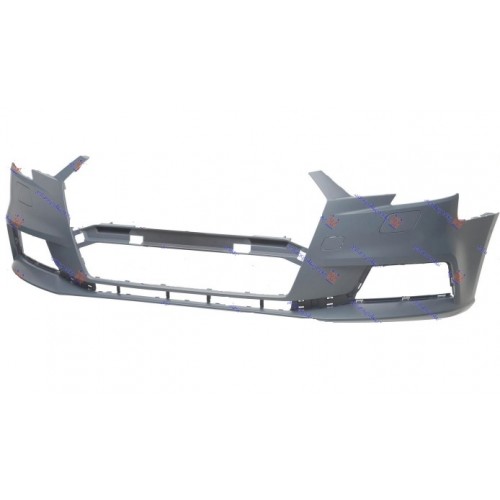 Προφυλακτήρας Βαφόμενος AUDI A3 2016 - ( 8V )( F/L ) Εμπρός 132203370