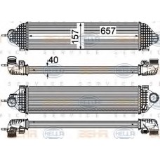 Ψυγείο Intercooler FORD TRANSIT CONNECT TOURNEO 2013 - 2015 317106210