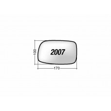 Κρύσταλλο Καθρέφτη DAIHATSU SIRION 2006 - ( M300 ) ( M301 ) Αριστερά 4110701L