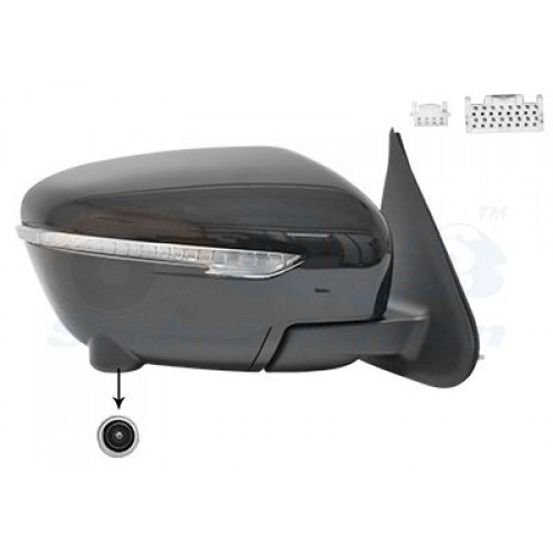 Καθρέπτης Ηλεκτρικός Θερμαινόμενος Ηλεκτρικά Ανακλινόμενος Βαφόμενος Με Φλας NISSAN JUKE 2014 - Δεξιά 577107591