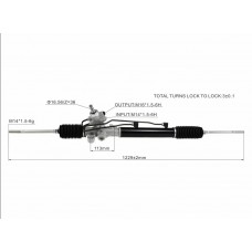 Κρεμαργιέρα HYUNDAI GETZ 2006 - 2009 ( TB ) 57700-1C090