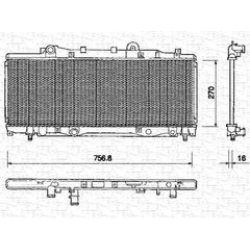 Ψυγείο Νερού FIAT PUNTO 1994 - 1999 ( 176 ) 038106350