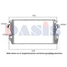 Ψυγείο Intercooler OPEL ZAFIRA 2011 - 2016 ( Tourer C ) 603006240