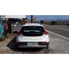 Προφυλακτήρας Πίσω Άσπρο VOLVO V40 Βαφόμενος Με ParkTronic VOLVO V40 2013 - Πίσω DIS-4-27