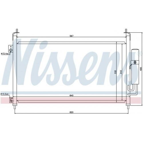 Ψυγείο A/C (Εξωτερικό) MAZDA MX5 2008 - 2015 ( NC ) 501506400