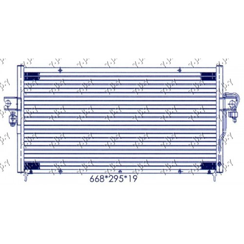 Ψυγείο A/C (Εξωτερικό) NISSAN ALMERA 1998 - 2000 ( N15 ) 016106400