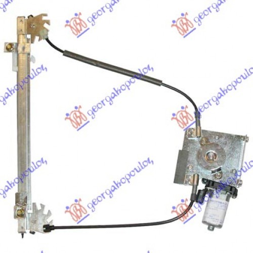 Γρύλος Παραθύρου Ηλεκτρικός Με Μοτέρ FIAT PANDA 1986 - 2003 ( 141A ) Εμπρός Δεξιά 039407051