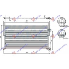 Ψυγείο A/C (Εξωτερικό) FORD MONDEO 2003 - 2007 ( Mk3b ) 061906410
