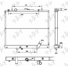 Ψυγείο Νερού MITSUBISHI PAJERO 1998 - 2000 ( V40 ) 064206300