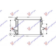 Ψυγείο Νερού VOLVO V70 2000 - 2005 ( P80_ ) 076306310