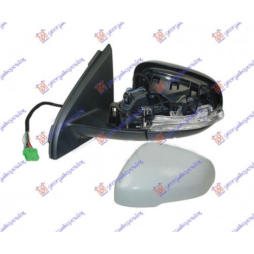 Καθρέπτης Ηλεκτρικός Θερμαινόμενος Ηλεκτρικά Ανακλινόμενος Βαφόμενος Με Φλας Φως Ασφαλείας Με Μνήμη Με Αισθητήρα VOLVO S60 2010 - 2014 Αριστερά 076807502