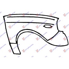 Φτερό TOYOTA HILUX 1974 - 1979 ( RN 20/25 ) Εμπρός Δεξιά 090100651