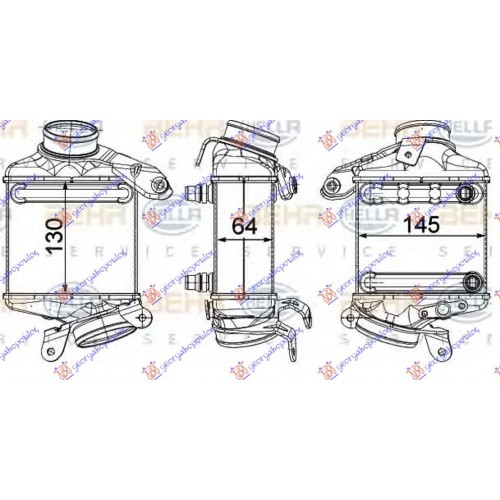 Ψυγείο Intercooler BMW 7 Series 2008 - 2012 ( F01 / F02 ) 158006202