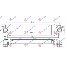 Ψυγείο Intercooler FORD EDGE 2015 - 331006200