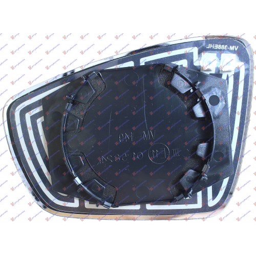 Κρύσταλλο Καθρέφτη Θερμαινόμενο VW POLO CROSS 2010 - 2014 Δεξιά 876107601