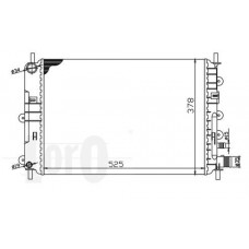 ΨΥΓ1.4-1.6-1.8 16V-1.8D+/-A/C(52,5x36,5) FORD ESCORT 1990 - 1992 MK5 054006330