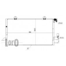 ΨΥΓΕΙΟ A/C 4.0-4.6i V8 ΒΕΝΖΙΝΗ - 2.5TD ΠΕΤΡΕΛΑΙΟ (548x547x22) LANDROVER DISCOVERY 1994 - 1998 ( L J ) I 690606410