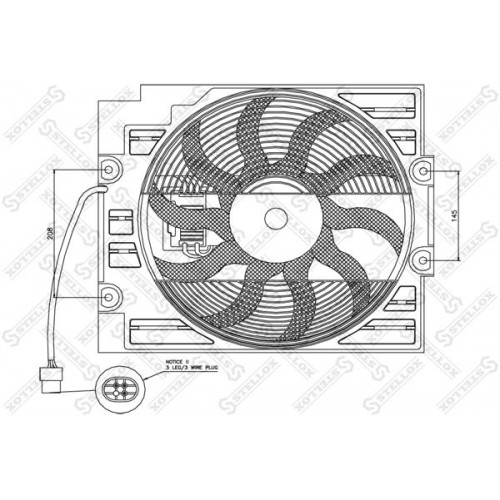 Βεντιλατέρ A/C BMW 5 Series 2000 - 2003 ( E39 F/L ) 058206460