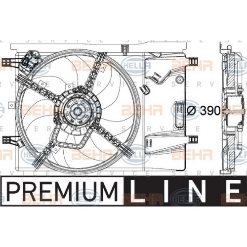 Βεντιλατέρ Νερού FIAT FIORINO 2008 - 2015 094906460