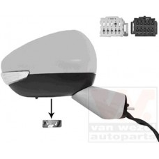 Καθρέπτης Ηλεκτρικός Θερμαινόμενος Ηλεκτρικά Ανακλινόμενος Βαφόμενος Με Φλας Φως Ασφαλείας Με Μνήμη CITROEN C4 PICASSO 2014 - 2016 Δεξιά 198107571