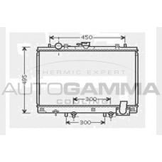 ΨΥΓΕΙΟ ΝΕΡΟΥ 2.5 ΠΕΤΡΕΛΑΙΟ ΑΥΤΟΜΑΤΟ (425x600) (KOYO) MITSUBISHI L200 1999 - 2001 ( K60T ) ( K70T ) 030306330