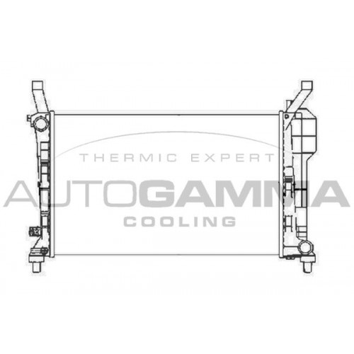 ΨΥΓΕΙΟ 1.5-1.7i-8V +/-A/C (60x37,4) MX MERCEDES B CLASS 2005 - 2008 ( W245 ) 071506300